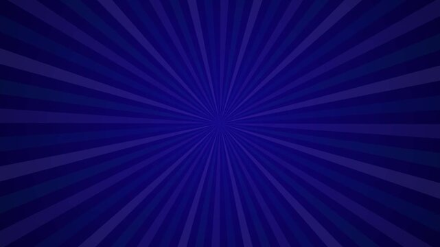 Energetic Radial Starburst Background in Deep Blue Tones, Creating a Dynamic and Retro Aesthetic for Creative Design Projects, Digital Art, and Graphic Compositions