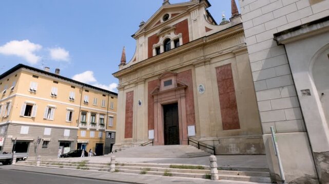 Reggio Emilia, Italy, 2026,9th july, parish of San Pietro church