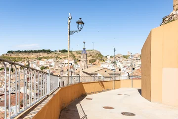 view from the castle over Albalate del Arzobispo, comarca of Bajo Martin, province of Teruel, Aragon, Spain © Jorge Anastacio