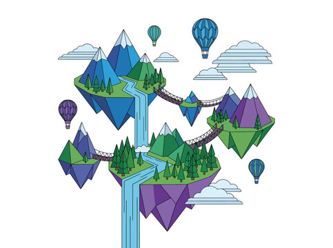 Floating Islands with Mou