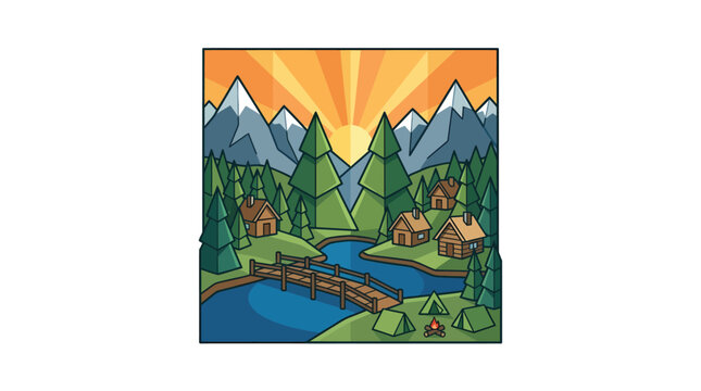 Serene Mountain Cabin Vil