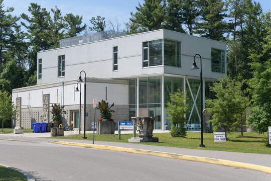 wide view of Clark Centre for the Arts located inside Guild Park and Gardens, 191 Guildwood Parkway, Scarborough, Toronto