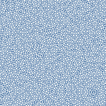 Ornate islamic geometric blue pattern creating intricate background