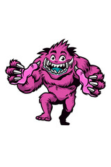 Monster pink © MYS ILLUSTRATION