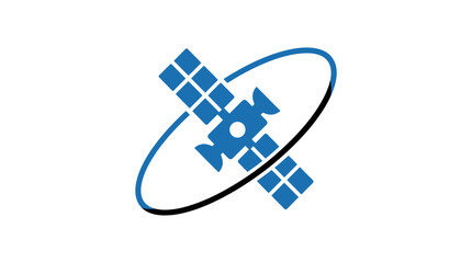 Satellite orbiting Earth, communication and technology concept © WIDIHARTO