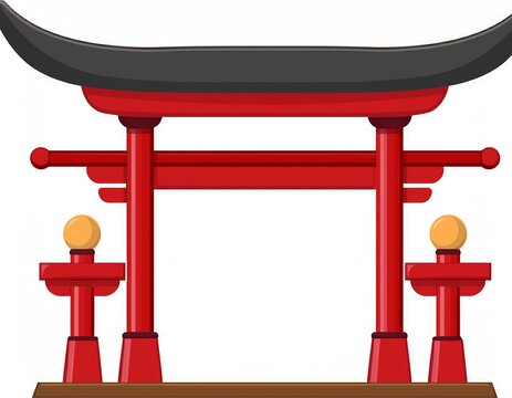 traditional chinese calligraphy stand isolated on white background