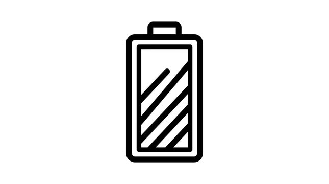 Battery Icon, Low Power Indicator, Energy Symbol, Charge Level