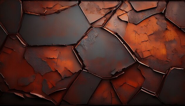 dark rusty metal texture with flaking corrosion scales