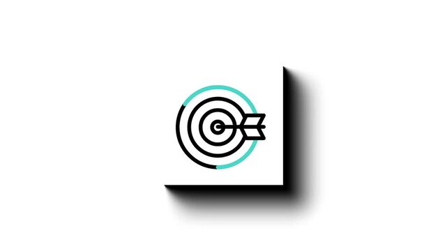 target with arrow animation