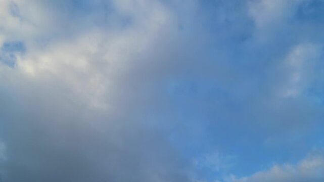 Dramatical Clouds Gathering in the Sky, hinting at impending weather changes. Unique and Dramatic Sky and Clouds over Luton City of Scotland Great Britain