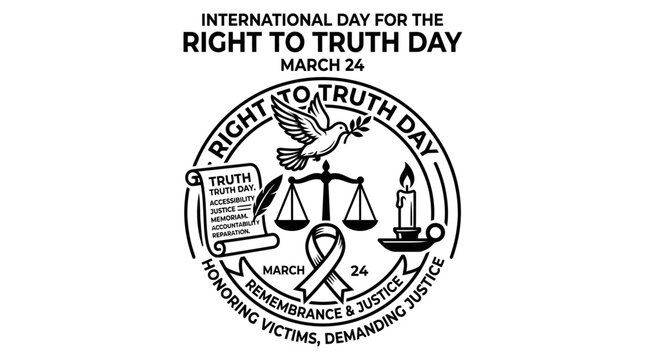International Day for the Right to the Truth Regarding Gross Human Rights Violations and for the Dignity of Victims Emblem Design