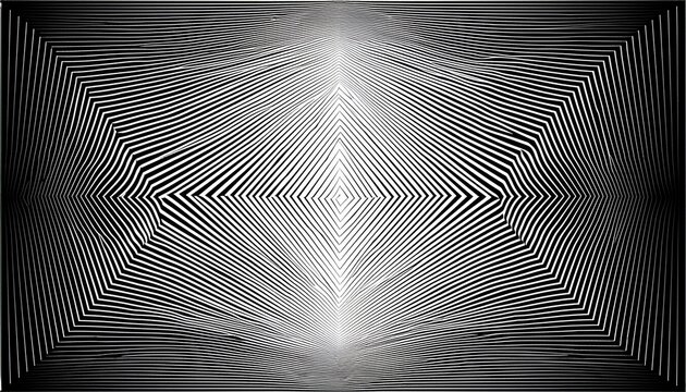 optical square black and white illusion