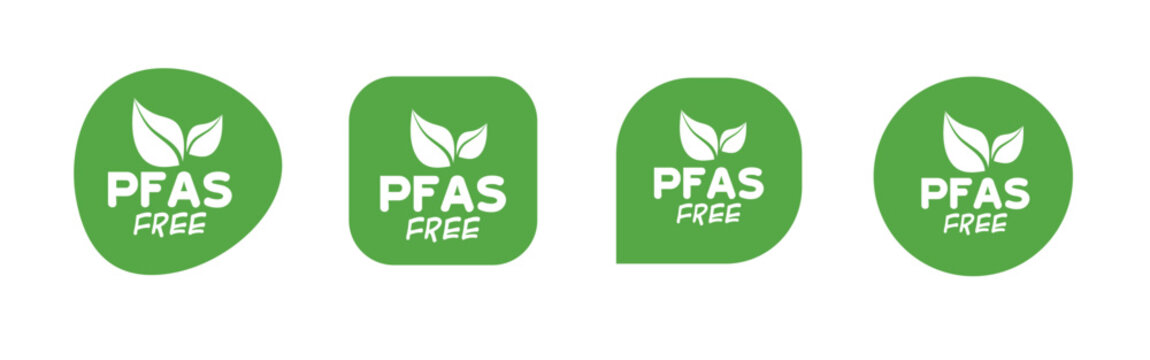 pfas free sign on white background
