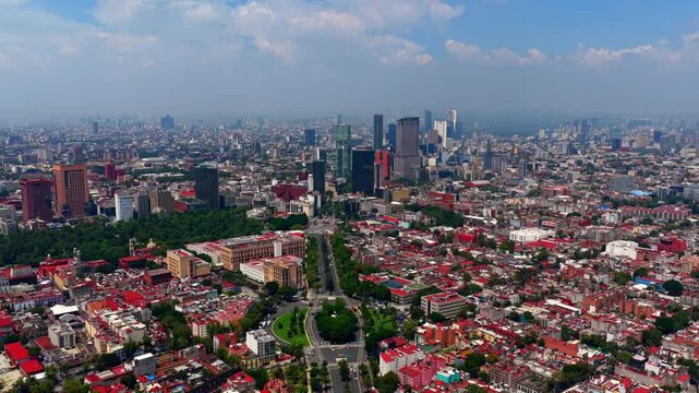 Aerial View of Mexico City