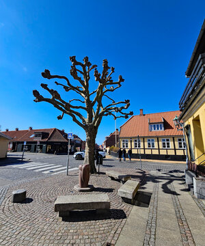 Wonderful views of the town of Rone on Bornholm, including panoramic shots and close-ups, taken on a beautiful day
