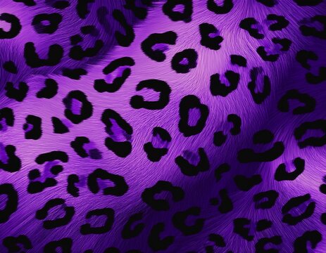 purple leopard print texture background stylish animal fur inspired pattern for trendy textile design fashion wallpaper creative packaging and bold visual branding seamless decorative look rich
