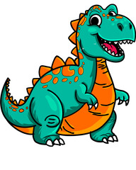 Obraz premium tyrannosaurus rex dinosaur vector
