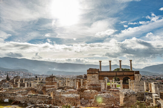 Ancient ruins of St. John's Basilica in Selcuk