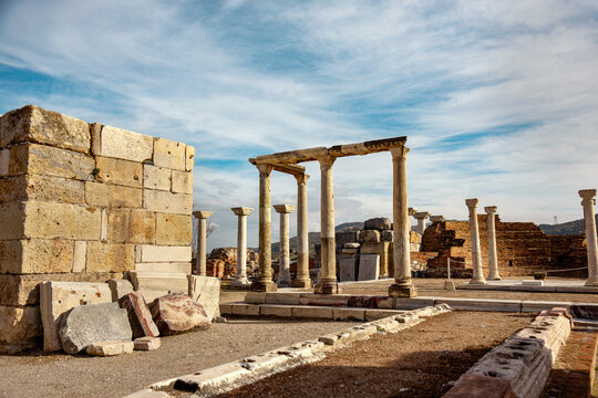 Ruins of St. John's Basilica in Selcuk, Turkey