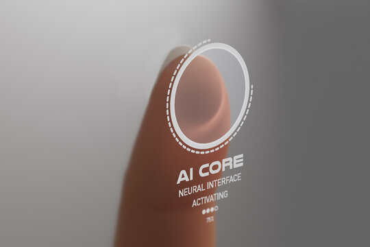 Activating AI Core Touch Interface for technology interaction