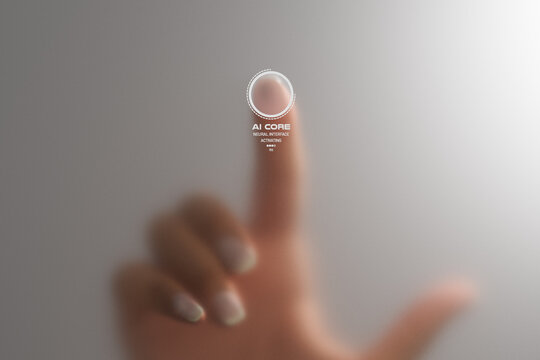 Activating AI Core Touch Interface for technology interaction