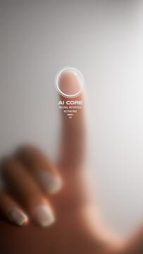 Activating AI Core Touch Interface for technology interaction