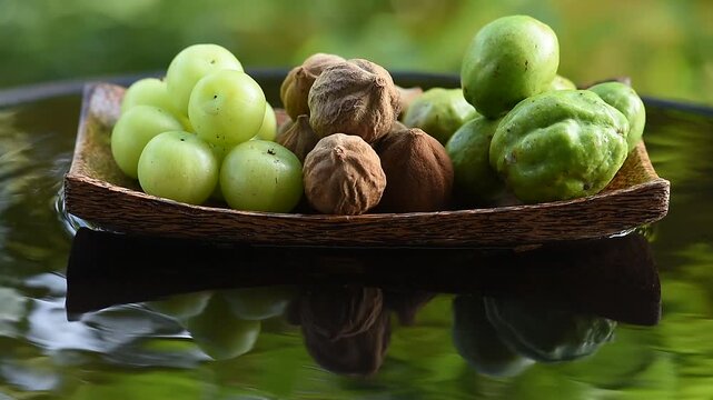 Indian Gooseberry ,terminalia chebula and terminalia bellirica