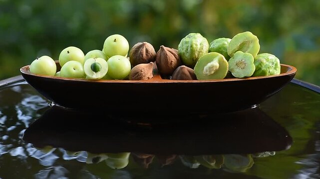 Indian Gooseberry ,terminalia chebula and terminalia bellirica