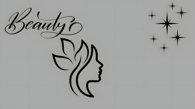 silhouettee face vector ilustration