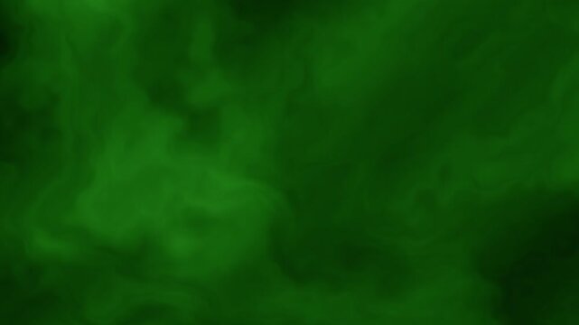 Mesmerizing 4K vivid acid green venom cloud churning in a toxic seamless loop animation background featuring glowing neon emerald smoke swirling with mystical ethereal poisonous mist texture.