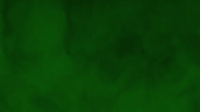 Eerie emerald toxic mist creeping across ground, glowing hazard smog drifting in seamless loop animation, radioactive chemical vapor background, polluted swampy atmosphere overlay for motion design