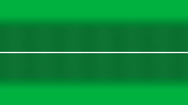 Vintage Analog Television Startup Animation with Glowing White Blue Horizontal Light Bar Opening Transition on Green Screen Background for Retro Video Editing Seamless Loop