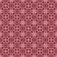Fototapeta premium Seamless decorative pattern wall paper