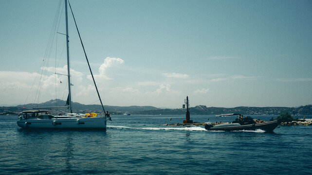boats in the harbor