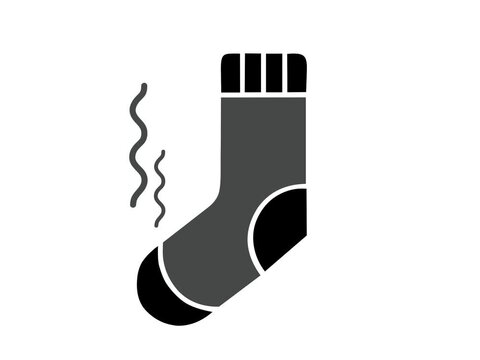 vector illustration, Smelly Socks Icon