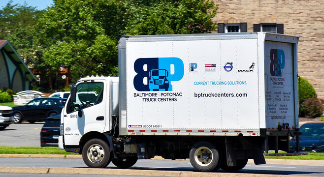 Baltimore Potomac Truck Centers Vehicle, Manassas, Virginia, USA