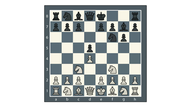 Celebrate National Grandparents Day with a simple flat vector chess board game