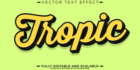 Obraz premium Retro sticker text effect, editable 70s and 80s text style