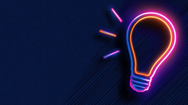 Design Template of Glowing Question Mark