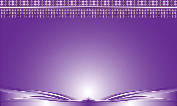 Purple gradient background that complements Thai patterns, designed as a background for text or products.