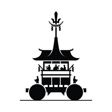  A massive "Hoko" float from Kyoto's Gion Matsuri
