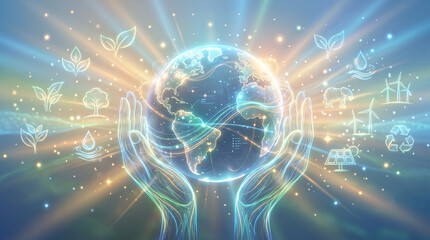 Fototapeta premium Planet Earth Harmony