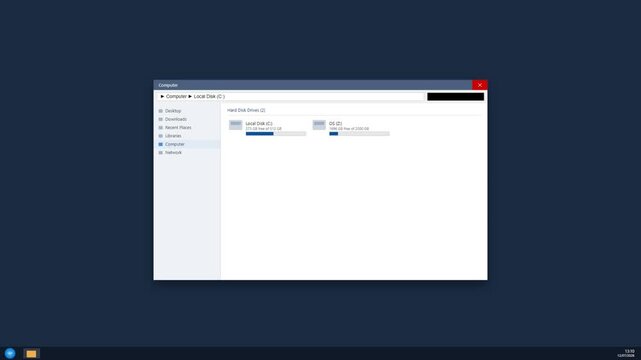 Computer file explorer window showing digital folders