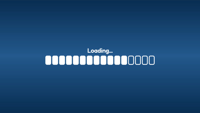 Loading Progress Bar Vector for Game and App UI