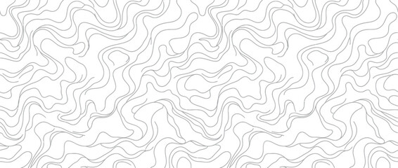 Fototapeta premium Abstract Wavy Lines Pattern on White Background