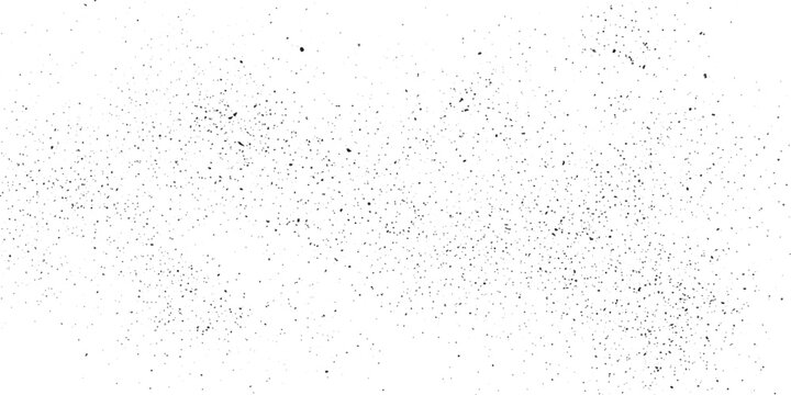 Abstract dust particles and specks scattered across a clean white background, creating a textured and minimalist aesthetic.