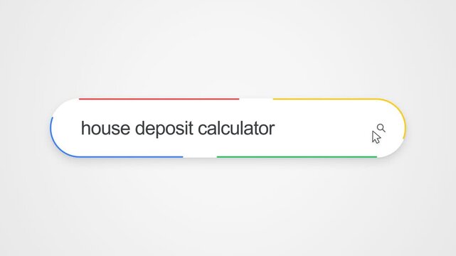House Deposit Calculator Search Bar