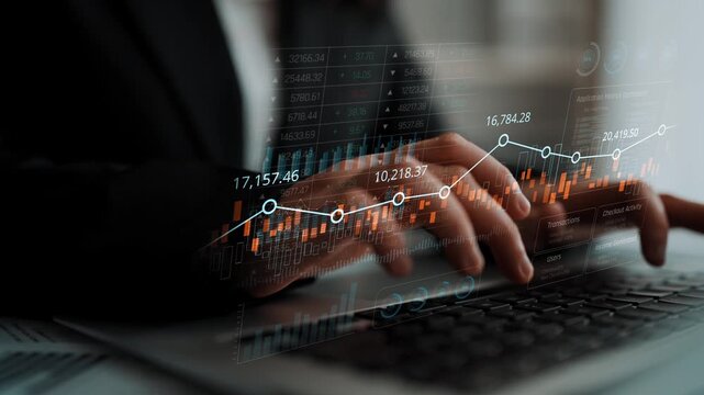 Data analytics dashboard with charts, indicators, and performance metrics, reveals trends, data analytics drives growth, supports insight, and data analytics improves decisions. Marrow