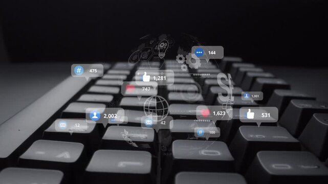 Social media marketing strategy with engagement metrics. Social marketing boosts media visibility. Social media marketing drives traffic. Social media marketing increases engagement. Muxer