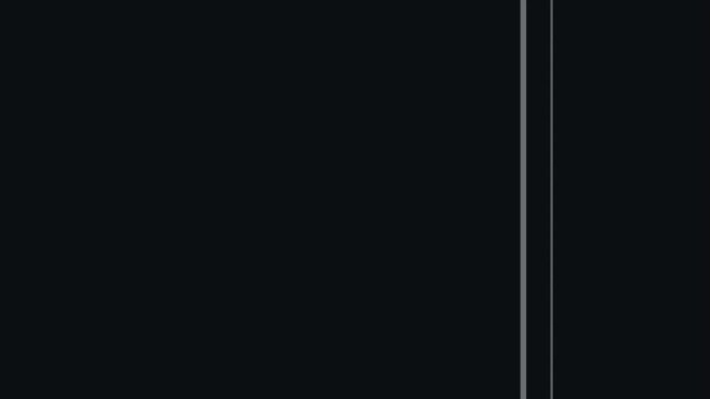 Vertical white lines flashing on black background